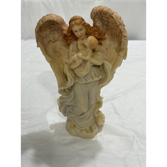 Seraphim Classics 7.5" Angel [ SERAPHINA HEAVENS HELPER]~ 1994 Roman Inc  #69997 - Picture 4 of 8